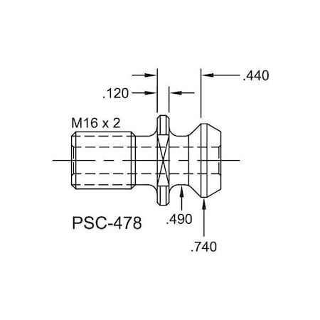 Tj Davies Co Coolant Through Retention Knob PSC-478